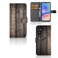 Samsung Galaxy A05s | Book Style Case | Steigerhout | Portemonnee hoesje