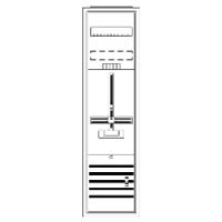 DA17GA  - Equipped meter cabinet IP31 1100x300mm DA17GA