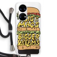 Big Macs Bigger Dreams: Huawei P50 Transparant Hoesje met koord