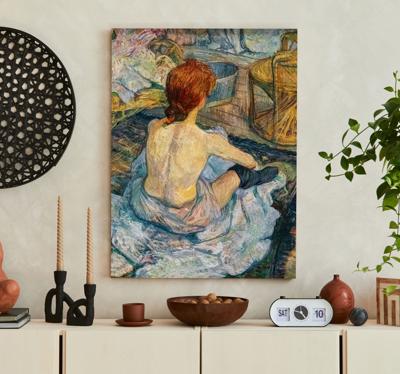 "La Toilette" canvas schilderij