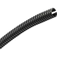 TRU COMPONENTS 1593170 TC-CRR07P203 Beschermslang (ribbelslang) Zwart 7.40 mm per meter
