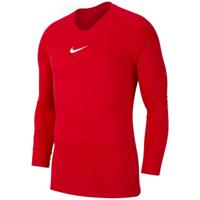 Nike Dri-Fit Park Ondershirt Lange Mouwen Rood Wit