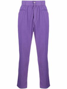 Dolce & Gabbana Pre-Owned pantalon à taille haute (années 1990) - Violet