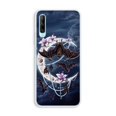 Vleermuizen Maan: Huawei P Smart Pro Transparant Hoesje