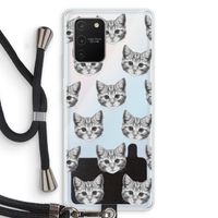 Kitten: Samsung Galaxy S10 Lite Transparant Hoesje met koord