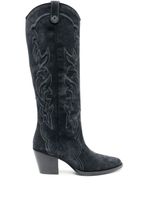 Maje bottes d'inspiration western 65 mm - Bleu