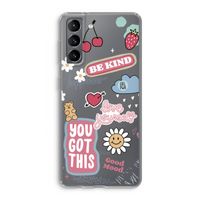 Positivity: Samsung Galaxy S21 Transparant Hoesje