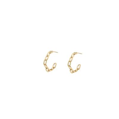 Go Dutch Label Open Creolen Chain Goud