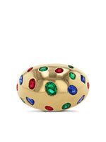 Van Cleef & Arpels bague bombé en or 18ct à ornements (années 1990)