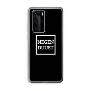 Negenduust black: Huawei P40 Pro Transparant Hoesje