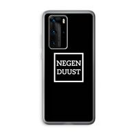 Negenduust black: Huawei P40 Pro Transparant Hoesje