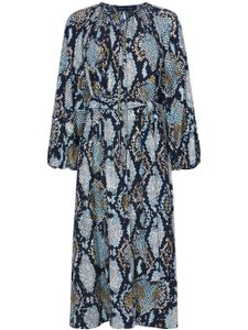 Proenza Schouler robe à imprimé peau de serpent - Noir