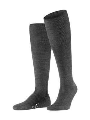 FALKE - Kniekousen - Airport - Donker Grijs - 3070, Maat:41-42