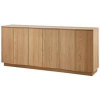 WOOOD Zuma dressoir 200 cm - Eiken - Transparant - 85x22x45 cm