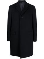 Paul Smith button-down single-breasted coat - Bleu - thumbnail