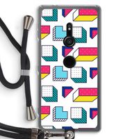 8-bit N°7: Sony Xperia XZ2 Transparant Hoesje met koord