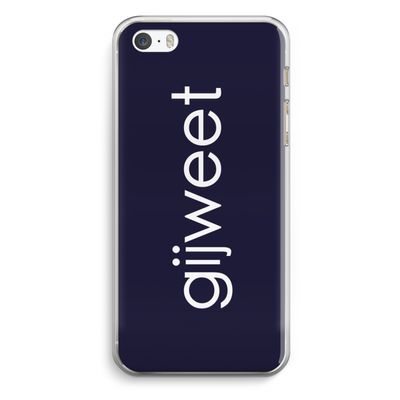 Gijweet: iPhone 5 / 5S / SE Transparant Hoesje