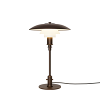 Louis Poulsen - PH 3/2 Verouderd messing Opal Glas Tafellamp
