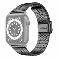 Metalen bandje - Zwart - Geschikt voor Apple watch 44mm / 45mm / 46mm / 49mm Metalen bandje - Zwart - Geschikt voor Apple watch 44mm / 45mm / 46mm / 49mm
