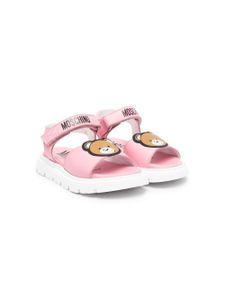 Moschino Kids sandales à motif Teddy Bear - Rose