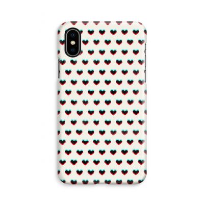 Hartjes: iPhone Xs Volledig Geprint Hoesje