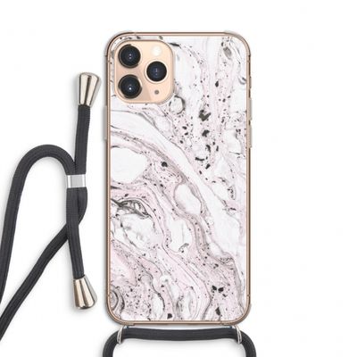 Mengelmoes: iPhone 11 Pro Transparant Hoesje met koord