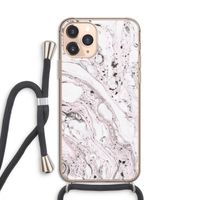 Mengelmoes: iPhone 11 Pro Transparant Hoesje met koord