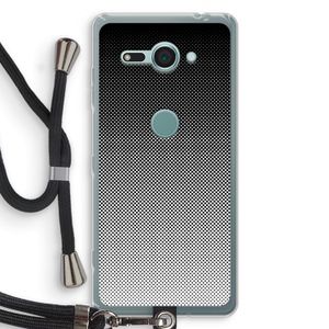 Musketon Halftone: Sony Xperia XZ2 Compact Transparant Hoesje met koord