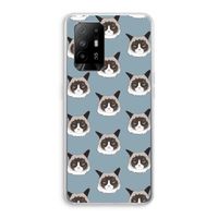 It's a Purrr Case: Oppo A94 5G Transparant Hoesje