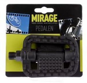 Mirage Pedalen pvc zwart