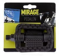 Mirage Pedalen pvc zwart Mirage Pedalen pvc zwart