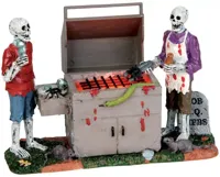 Lemax gory grillin verlichte accessoire Spooky Town 2015
