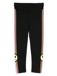 Barrow kids legging rayé à design stretch - Noir