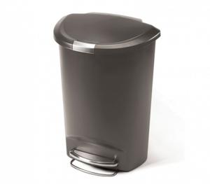 Simplehuman Afvalemmer Half Rond 50 liter (zwart)