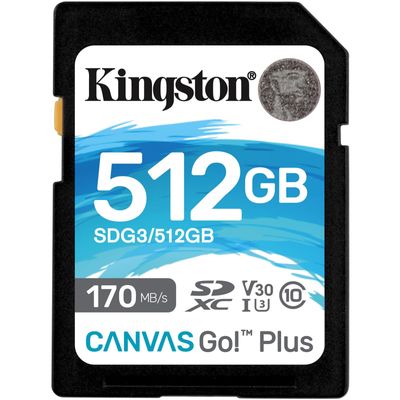 Canvas Go! Plus SDXC 512 GB Geheugenkaart