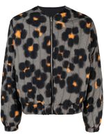 Kenzo veste bomber Hana Leopard à design réversible - Gris - thumbnail