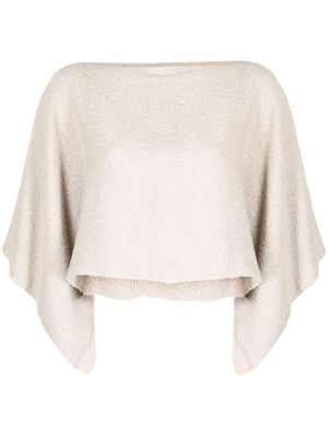 VOZ pull à design de cape - Tons neutres