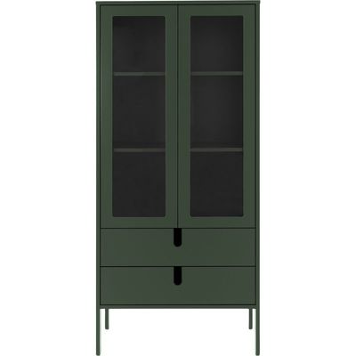 Vitrinekast Unique groen