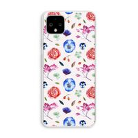 Bloemetjes: Pixel 4 XL Transparant Hoesje