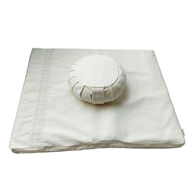 Meditatieset met kussen zafu - Ivoor