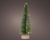 MicroLED boom d11h30 cm groen/wwt kerst - Lumineo
