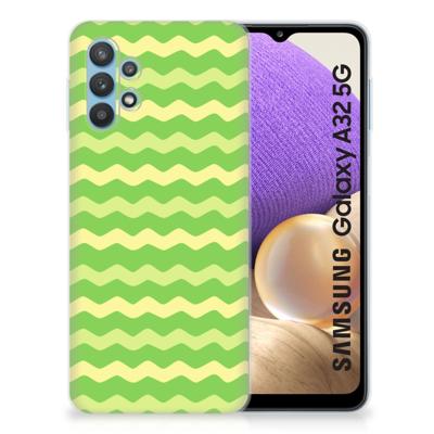 Samsung Galaxy A32 5G | TPU bumper | Waves Green