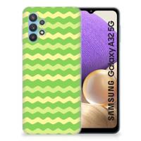 Samsung Galaxy A32 5G | TPU bumper | Waves Green