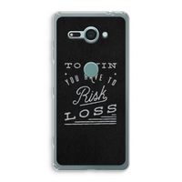 Risk loss: Sony Xperia XZ2 Compact Transparant Hoesje