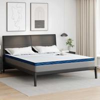 Matraspads Wit en Blauw 200 x 200 cm