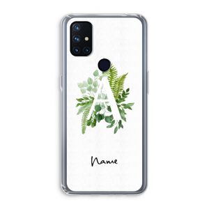 Green Brush: OnePlus Nord N10 5G Transparant Hoesje