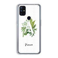 Green Brush: OnePlus Nord N10 5G Transparant Hoesje