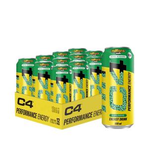 C4 Carbonated 12x 500ml Millions Apple