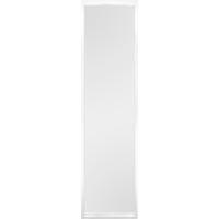 Spiegel - Wandspiegel - Trion Lea - Staande Spiegel - Wit - 32x124cm - Spiegelglas - Polystyreen
