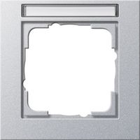 109125  - Frame 1-gang aluminium 109125 - thumbnail